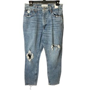 NWT A&F Curve Love High Rise Mom Jean 28 / 6